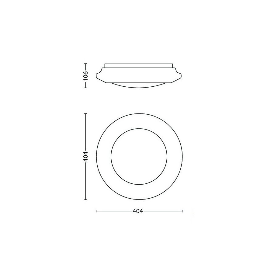 Philips - LED Οροφωτιστικό LED/22W/230V 4000K