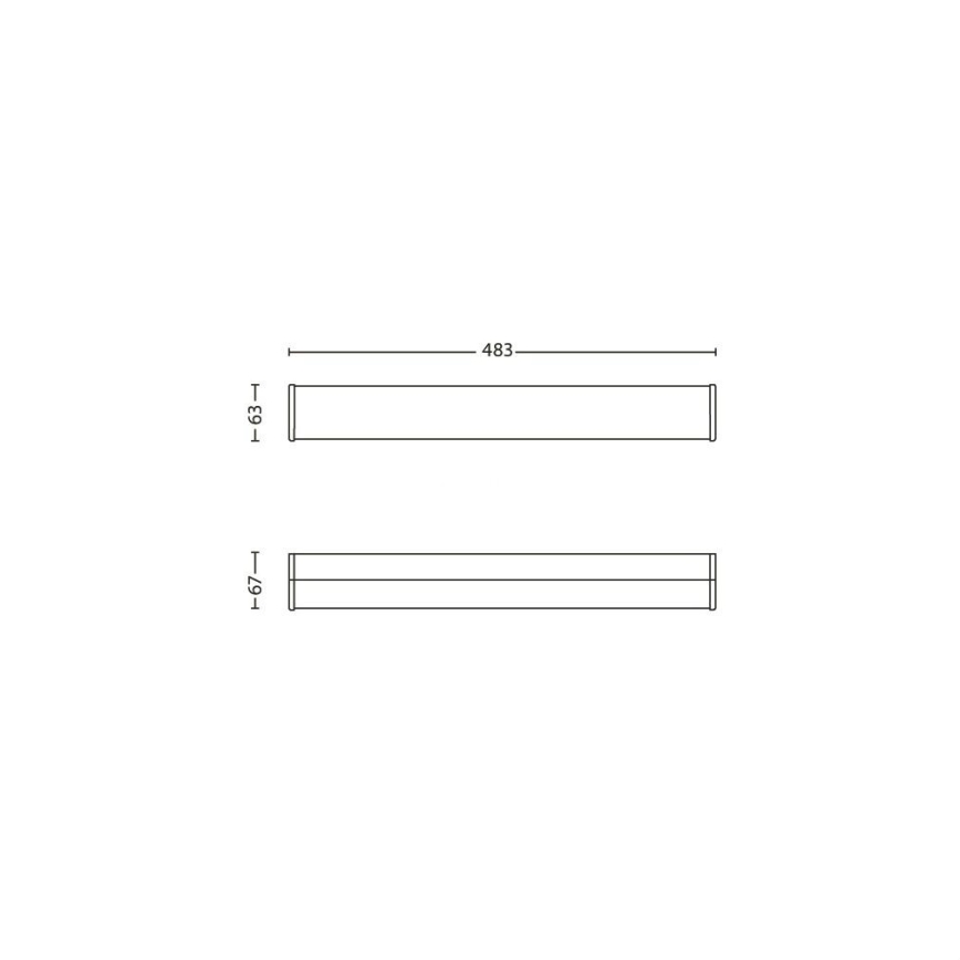 Philips - Φως τοίχου μπάνιου LED 3xLED/2,5W IP44