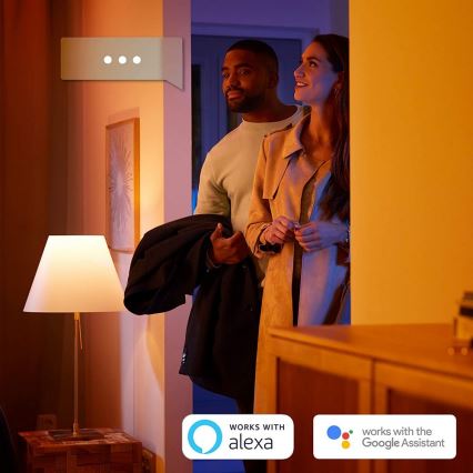 Philips - Πολύφωτο dimmer LED σε σχοινί Hue AMAZE LED/39W/230V + RC