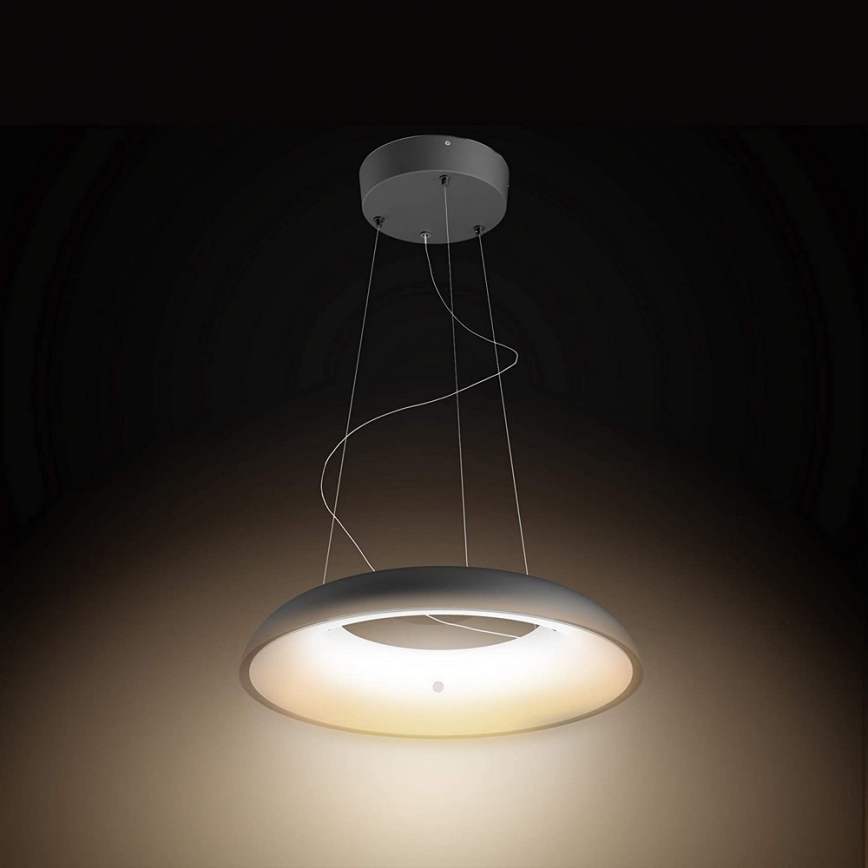 Philips - Ρυθμιζόμενο φωτιστικό οροφής LED με καλώδιο Hue AMAZE LED/39W/230V + τηλεχειριστήριο