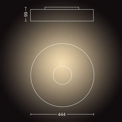 Philips - LED Φωτιστικό dimmer Hue FAIR LED/33,5W/230V + τηλεχειριστήριο