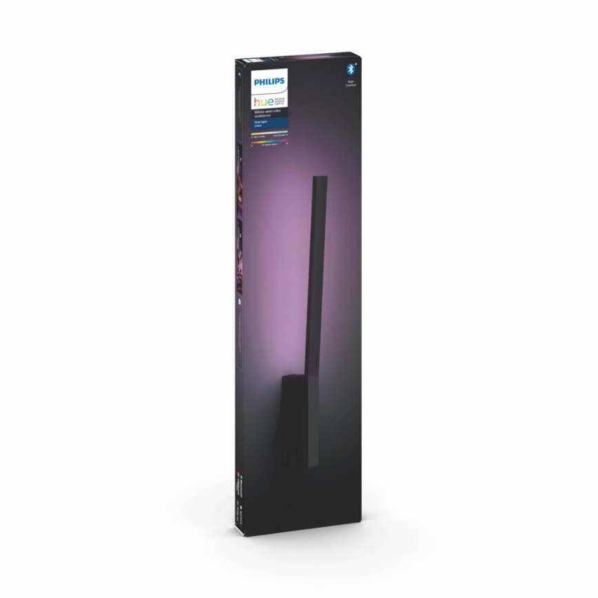 Philips - LED RGBW Φωτιστικό τοίχου dimming Hue LIANE White And Color Ambiance 1xLED/12W/230V