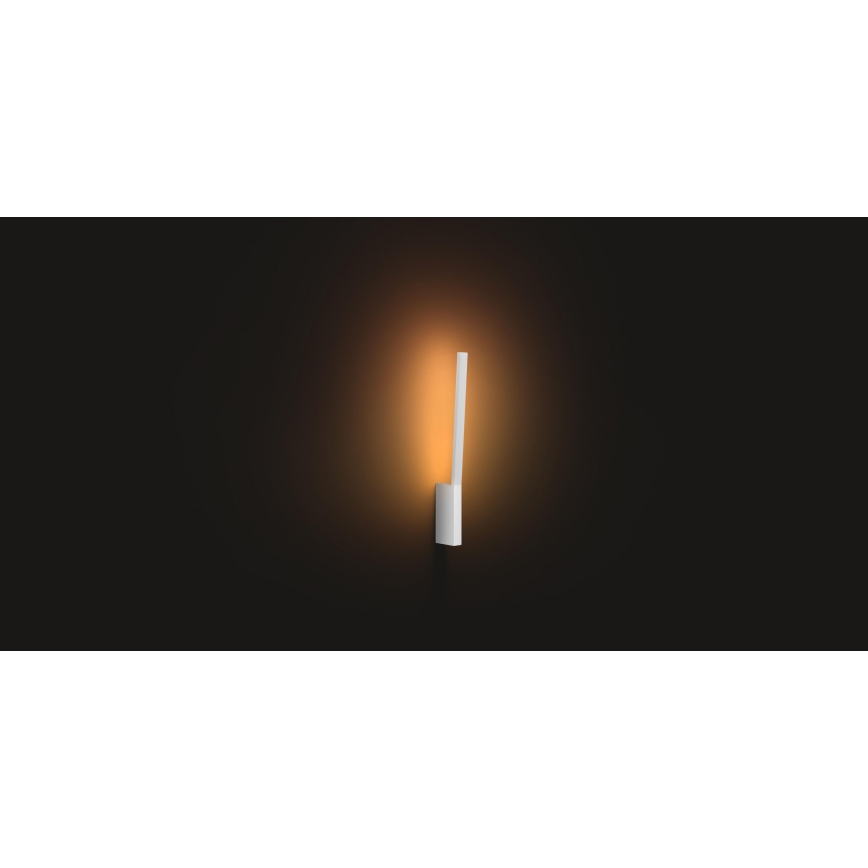 Philips - LED RGBW Φωτιστικό τοίχου dimming Hue LIANE White And Color Ambiance 1xLED/12W/230V