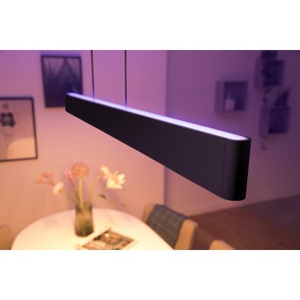 Philips -  LED RGBW Πολύφωτο dimming με συρματόσχοινο Hue ENSIS White And Color Ambiance 2xLED/39W/230V