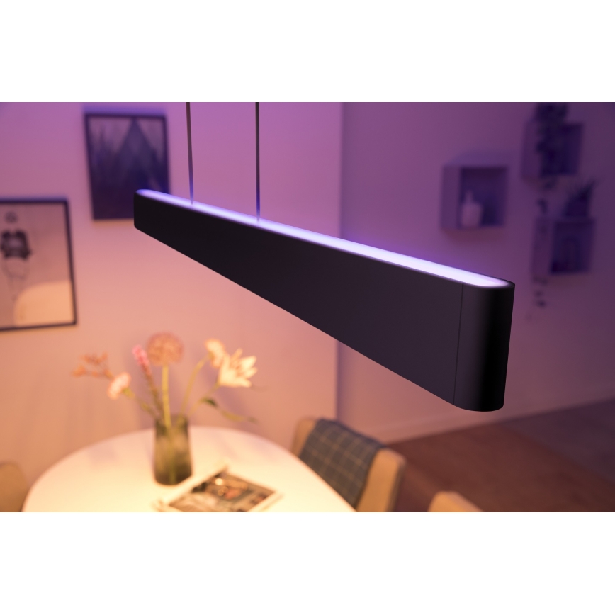 Philips -  LED RGBW Πολύφωτο dimming με συρματόσχοινο Hue ENSIS White And Color Ambiance 2xLED/39W/230V