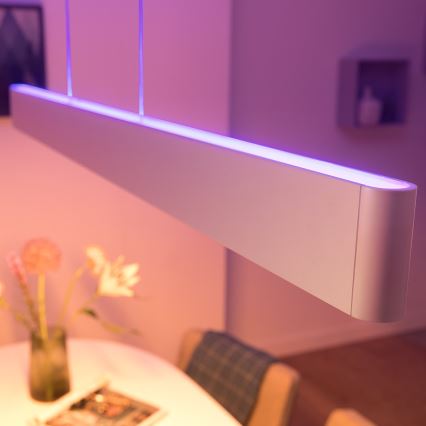 Philips - LED RGBW Πολύφωτο dimming με συρματόσχοινο Hue ENSIS White And Color Ambiance 2xLED/39W/230V