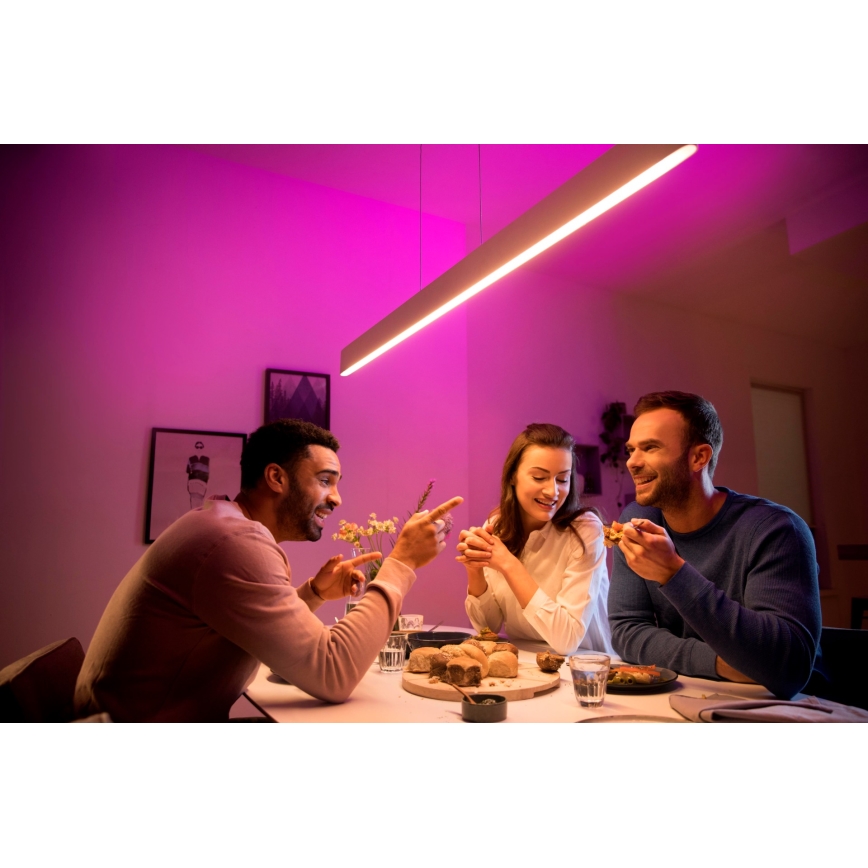Philips - LED RGBW Πολύφωτο dimming με συρματόσχοινο Hue ENSIS White And Color Ambiance 2xLED/39W/230V
