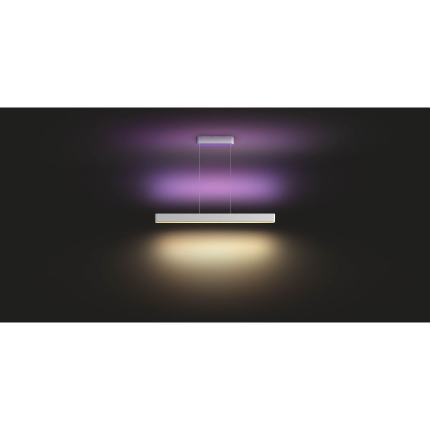 Philips - LED RGBW Πολύφωτο dimming με συρματόσχοινο Hue ENSIS White And Color Ambiance 2xLED/39W/230V