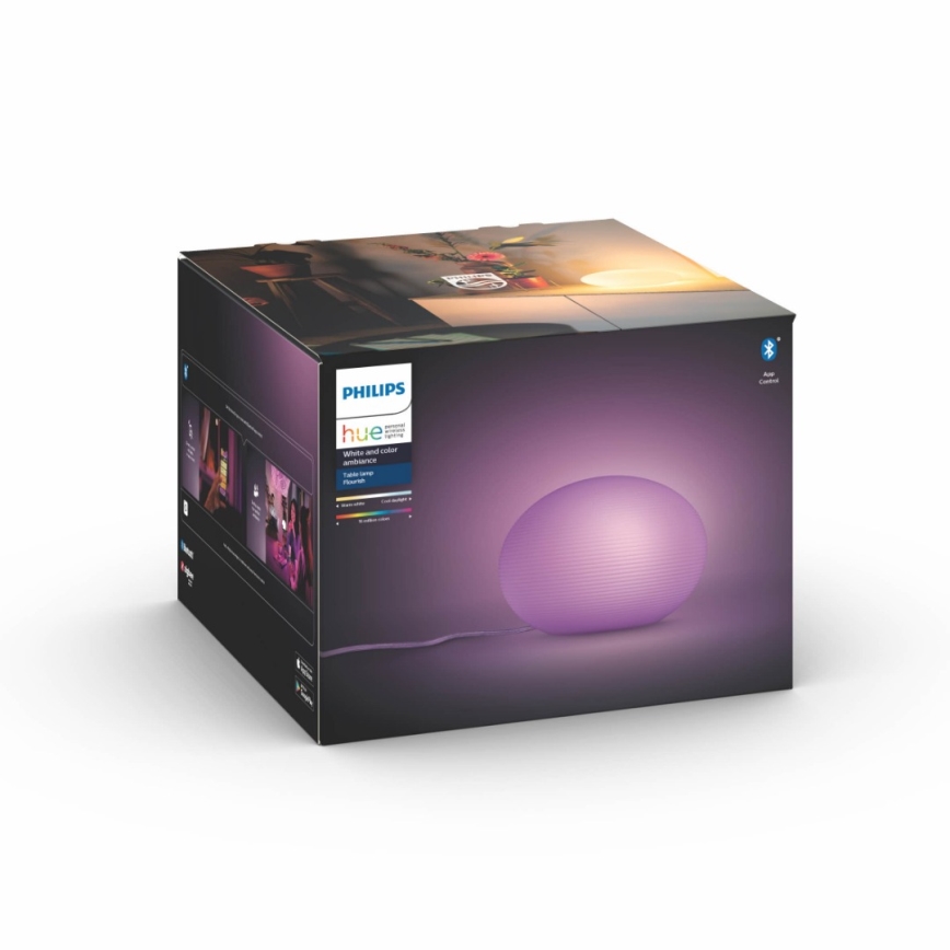 Philips - Επιτραπέζιο φωτιστικό LED RGB Dimmable Hue FLOURISH White and Color Ambiance 1xE27/9,5W/230V