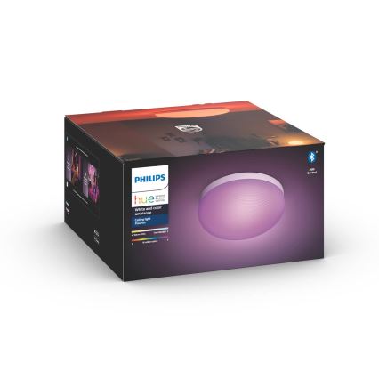 Philips - RGBW Φωτιστικό οροφής dimming Hue FLOURISH White And Color Ambiance LED/32W/230V