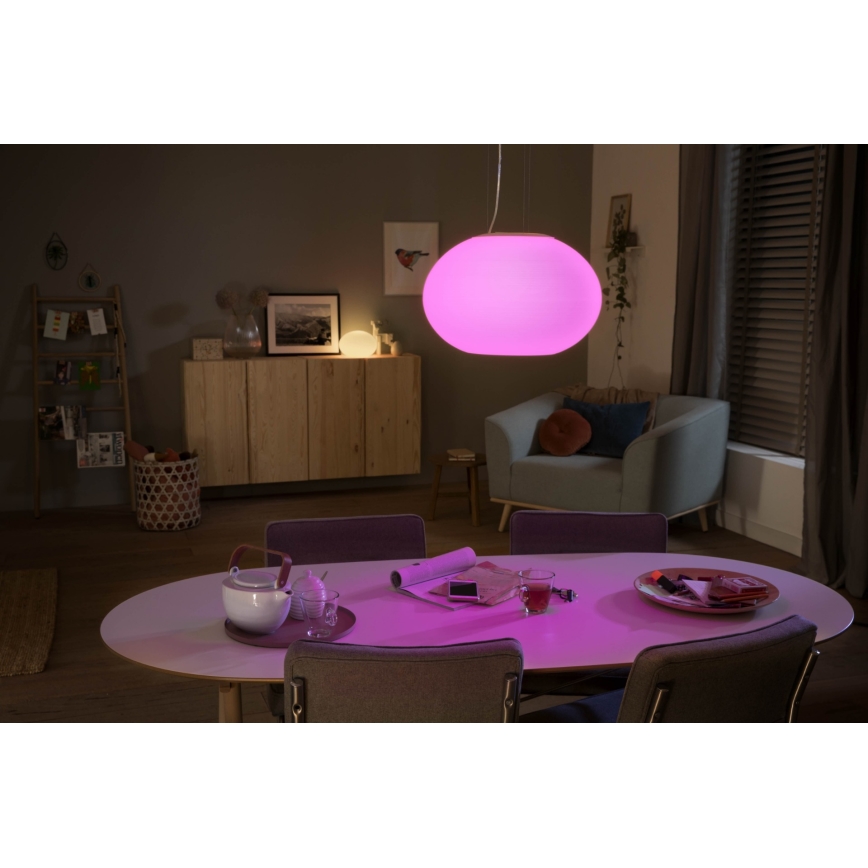 Philips - LED RGBW Πολύφωτο dimming με συρματόσχοινο Hue FLOURISH LED/39W/230V