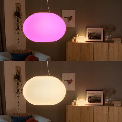 Philips - LED RGBW Πολύφωτο dimming με συρματόσχοινο Hue FLOURISH LED/39W/230V