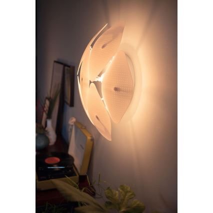 Philips 40963/31/PN - Φως τοίχου MYLIVING CHIFFON 1xE27/60W/230V