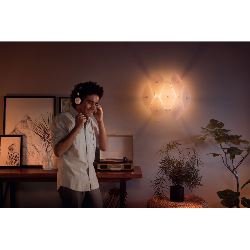 Philips 40963/31/PN - Φως τοίχου MYLIVING CHIFFON 1xE27/60W/230V