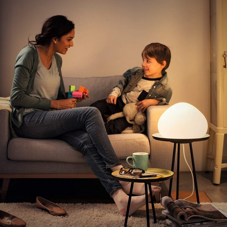 Philips - Ρυθμιζόμενο LED φωτιστικό Hue WELLNER 1xE27/8,5W/230V με τηλεχειριστήριο