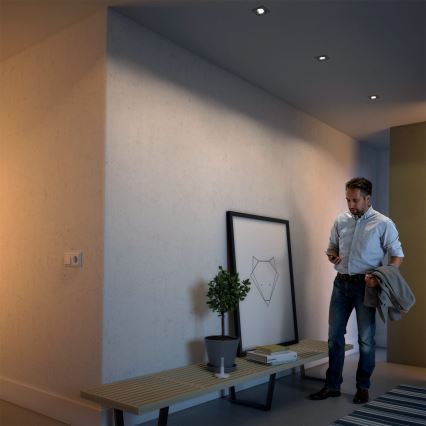 Philips 50123/87/P0 - ΣΥΣΚΕΥΑΣΙΑ 3x LED Dimmable χωνευτά φωτιστικά CASEMENT LED/4,5W/230V