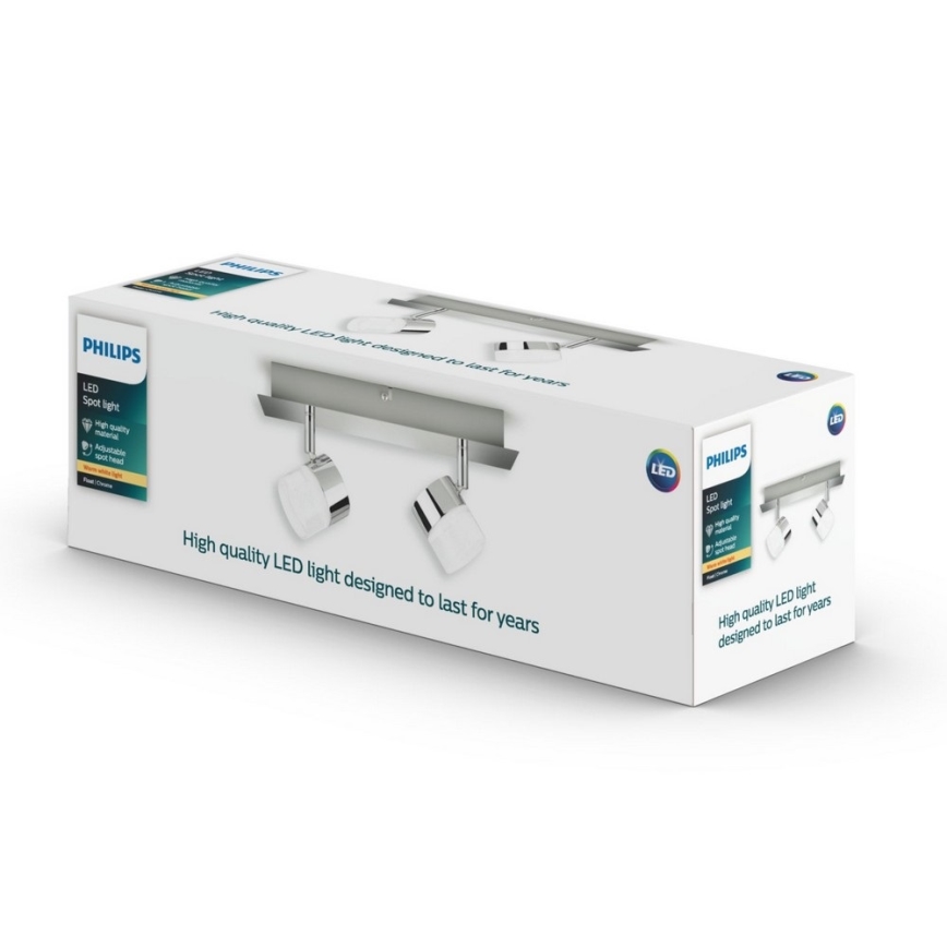 Philips 50147/11/P1 - Φως σποτ LED FLOAT 2xLED/4,5W/230V