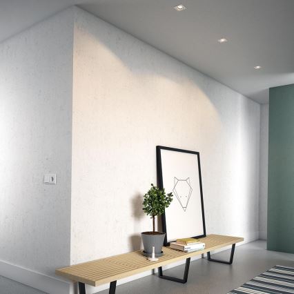 Philips - Σετ 3x χωνευτό φωτιστικό οροφής 1xGU10/5,5W/230V