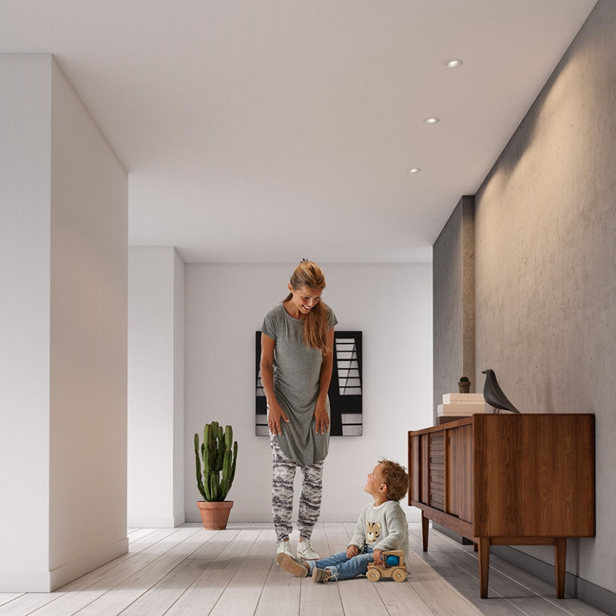 Philips 50393/31/PN - ΣΕΤ 3x Χωνευτό φως DONEGAL 3xGU10/5,5W/230V