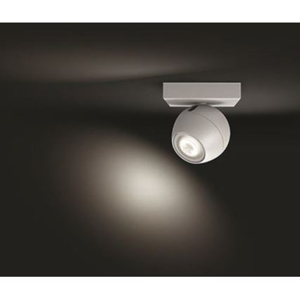 Philips - Ρυθμιζόμενο LED φωτιστικό σημείου Hue BUCKRAM 1xGU10/5W/230V με τηλεχειριστήριο