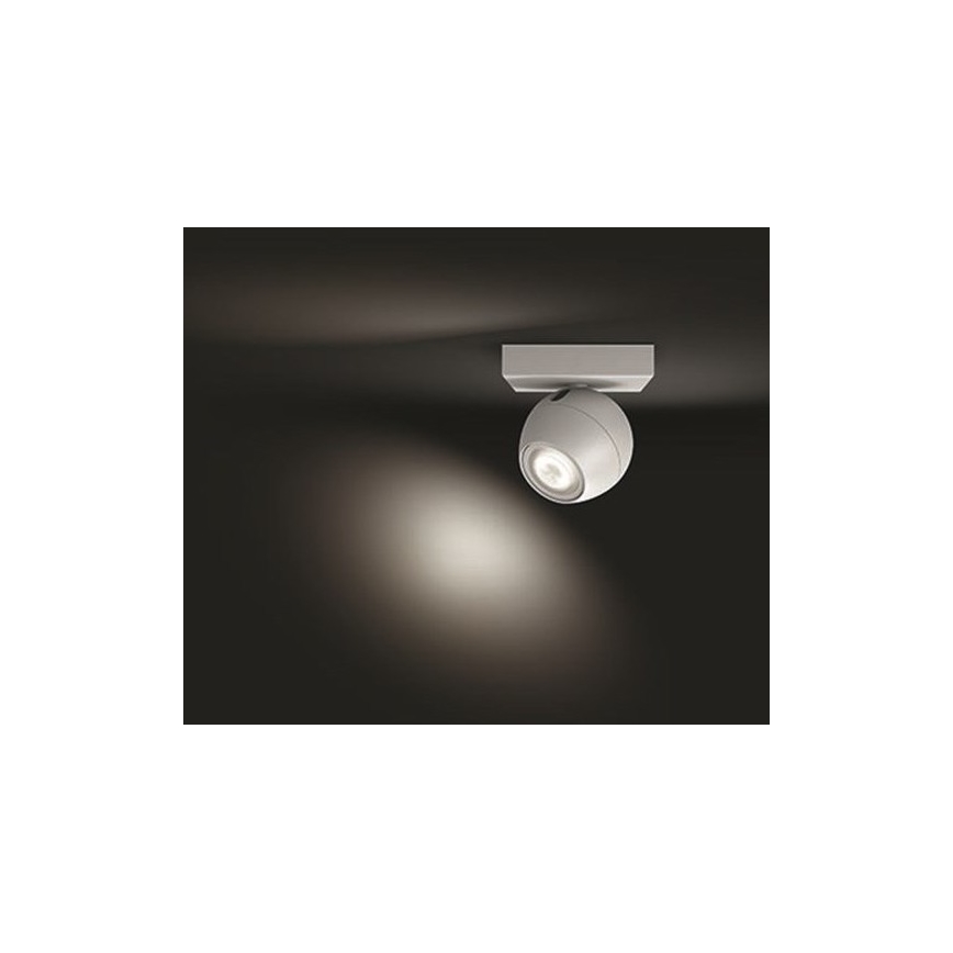 Philips - Ρυθμιζόμενο LED φωτιστικό σημείου Hue BUCKRAM 1xGU10/5W/230V με τηλεχειριστήριο