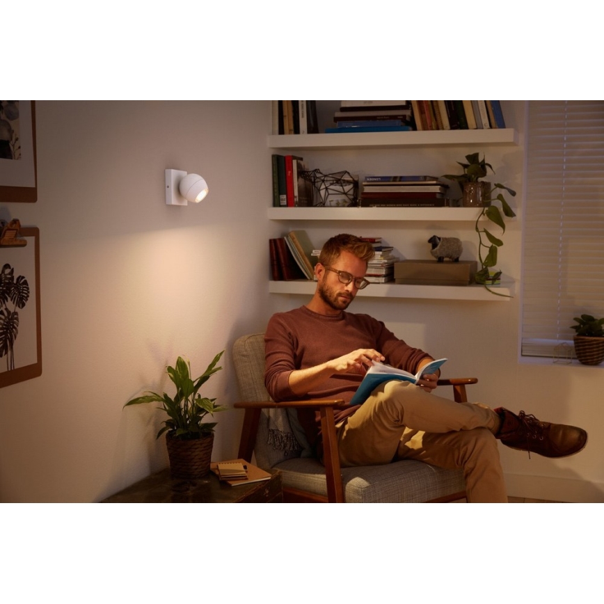Philips - LED Dimmable φωτιστικό σποτ Hue BUCKRAM 1xGU10/5W/230V