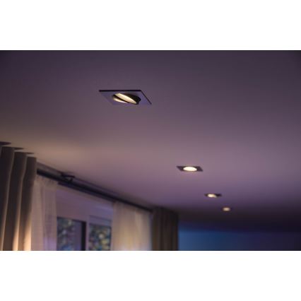 Philips - LED RGBW Κρεμαστό φωτιστικό οροφής dimming Hue CENTURA 1xGU10/5,7W/230V