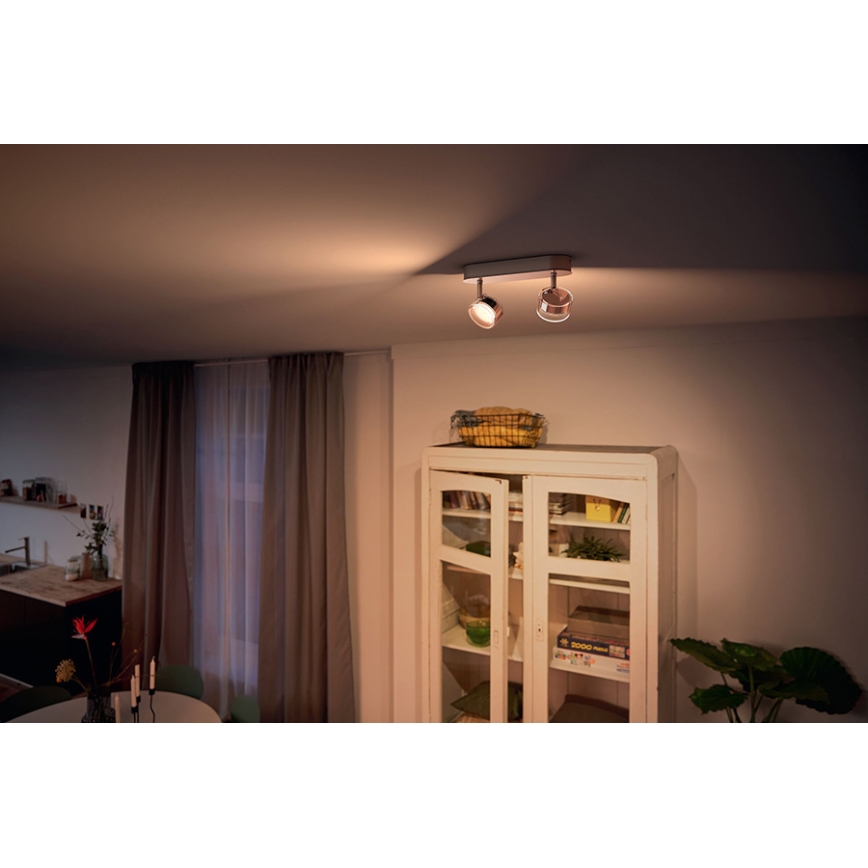 Philips - Ρυθμιζόμενο LED φωτιστικό σημείου 2xLED/4,5W/230V