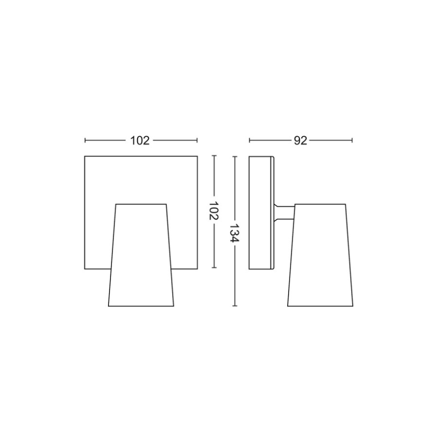 Philips - Φωτιστικό σποτ 1xGU10/5,5W/230V