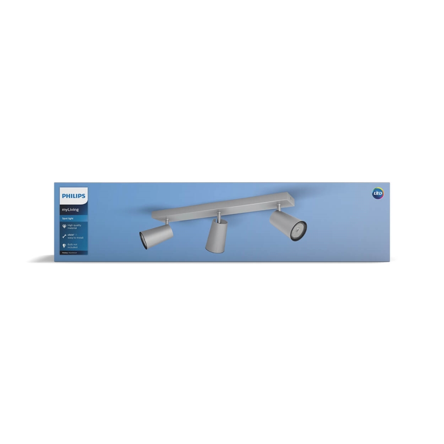 Philips - Σποτ με 3 φώτα 3xGU10/5,5W/230V