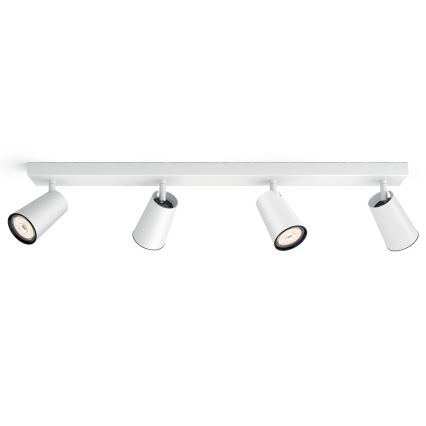 Philips - Φωτιστικό σποτ 4xGU10/5,5W/230V