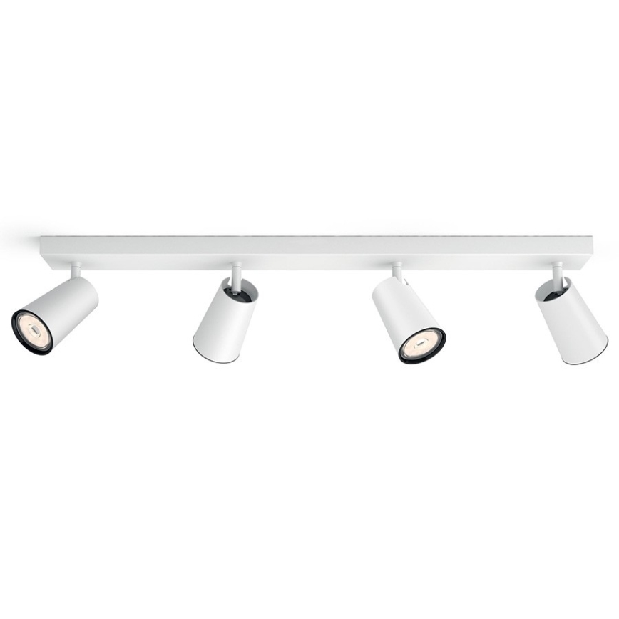 Philips - Φωτιστικό σποτ 4xGU10/5,5W/230V