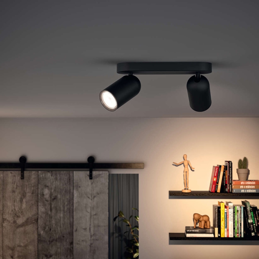 Philips - Φωτιστικό σποτ 2xGU10/5,5W/230V