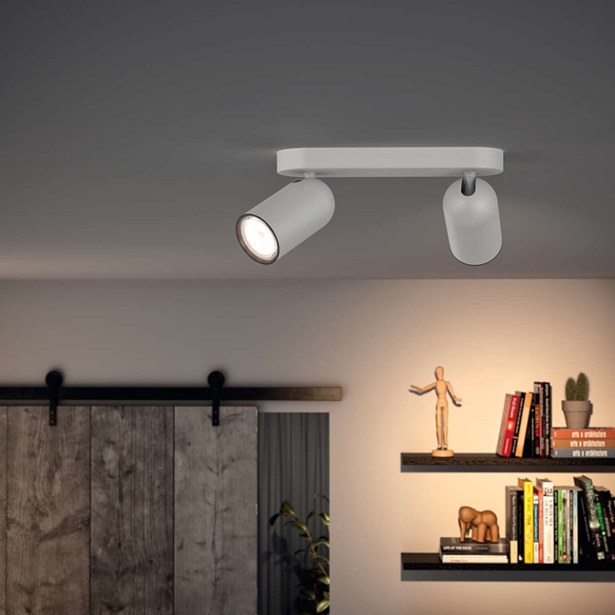 Philips - Φωτιστικό σποτ 2xGU10/5,5W/230V