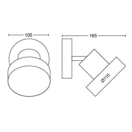 Philips 50601/30/P0 - LED Σποτ BUKKO LED/4,5W/230V