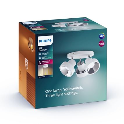 Philips - LED Σποτ 3xLED/4,5W/230V