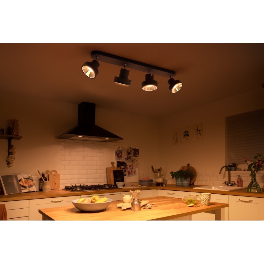 Philips 50604/30/P0 - LED Σποτ BUKKO 4xLED/4,3W/230V