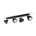Philips 50604/30/P0 - LED Σποτ BUKKO 4xLED/4,3W/230V