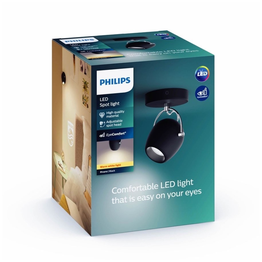 Philips 50611/30/P0 - LED Σποτ RIVANO LED/4,3W/230V