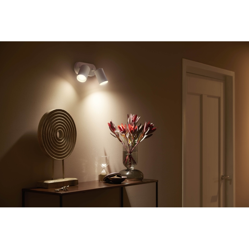 Philips - LED RGBW Dimmable σποτ Hue FUGATO 2xGU10/5,7W/230V