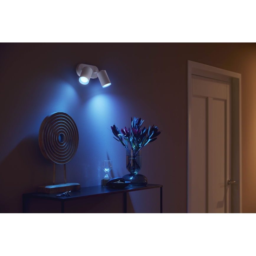 Philips - LED RGBW Dimmable σποτ Hue FUGATO 2xGU10/5,7W/230V