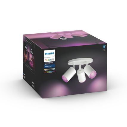 Philips - LED RGBW Dimmable σποτ Hue FUGATO 3xGU10/5,7W/230V