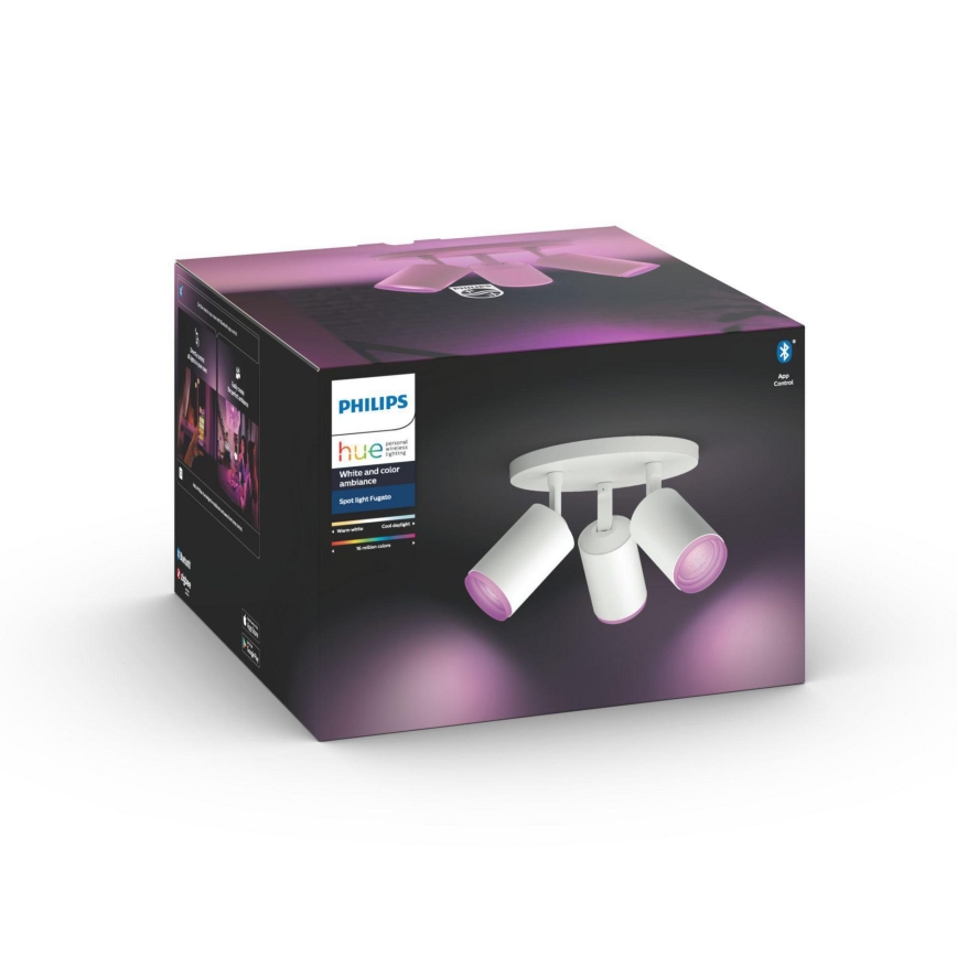 Philips - LED RGBW Dimmable σποτ Hue FUGATO 3xGU10/5,7W/230V