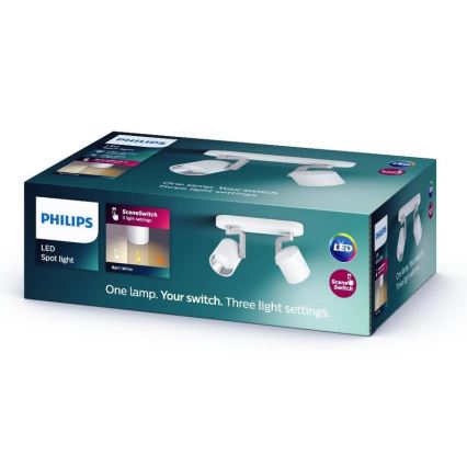 Philips - LED Σποτ με ρύθμιση φωτισμού 2xLED/4.5W/230V