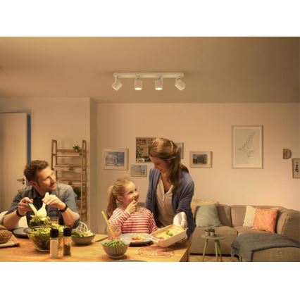 Philips - LED Σποτ με ρύθμιση φωτισμού 4xLED/4.5W/230V