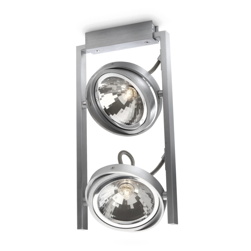 Philips 53062/48/16 - Φωτιστικό σποτ MYLIVING FAST 2xG9/42W/230V