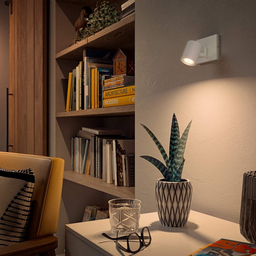 Philips - Ρυθμιζόμενο φωτιστικό LED Hue RUNNER 1xGU10/5W/230V με τηλεχειριστήριο
