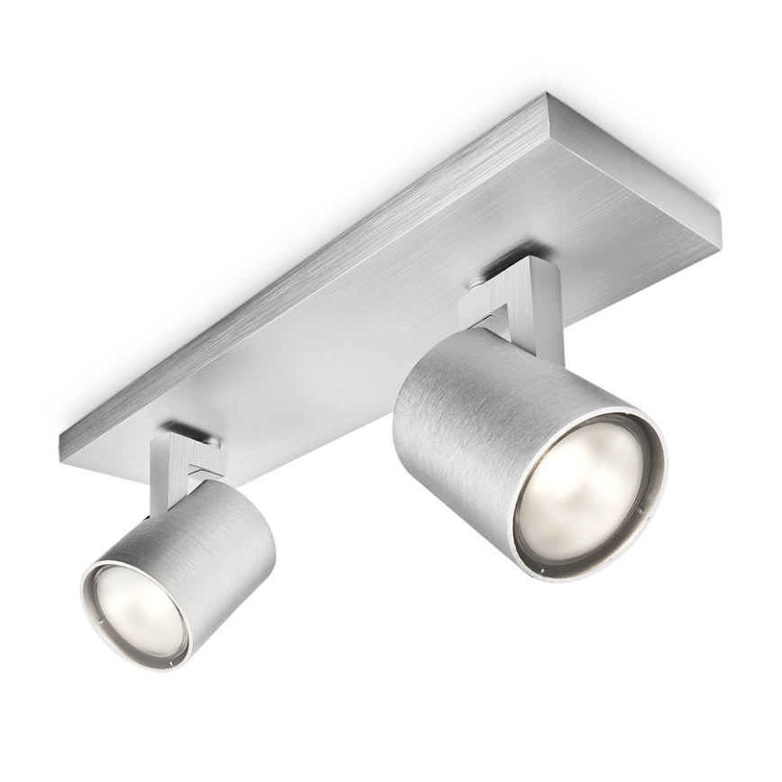 Philips - Φωτιστικό σποτ RUNNER 2xGU10/20W/230V