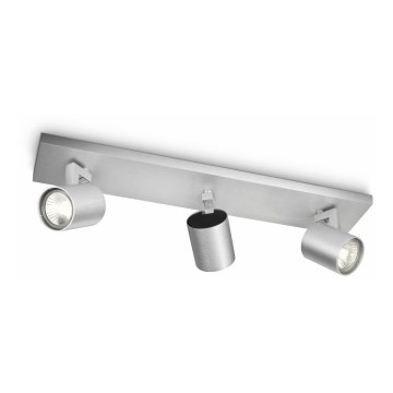 Philips 53093/48/16 - Φωτιστικό σποτ RUNNER 3xGU10/35W/230V