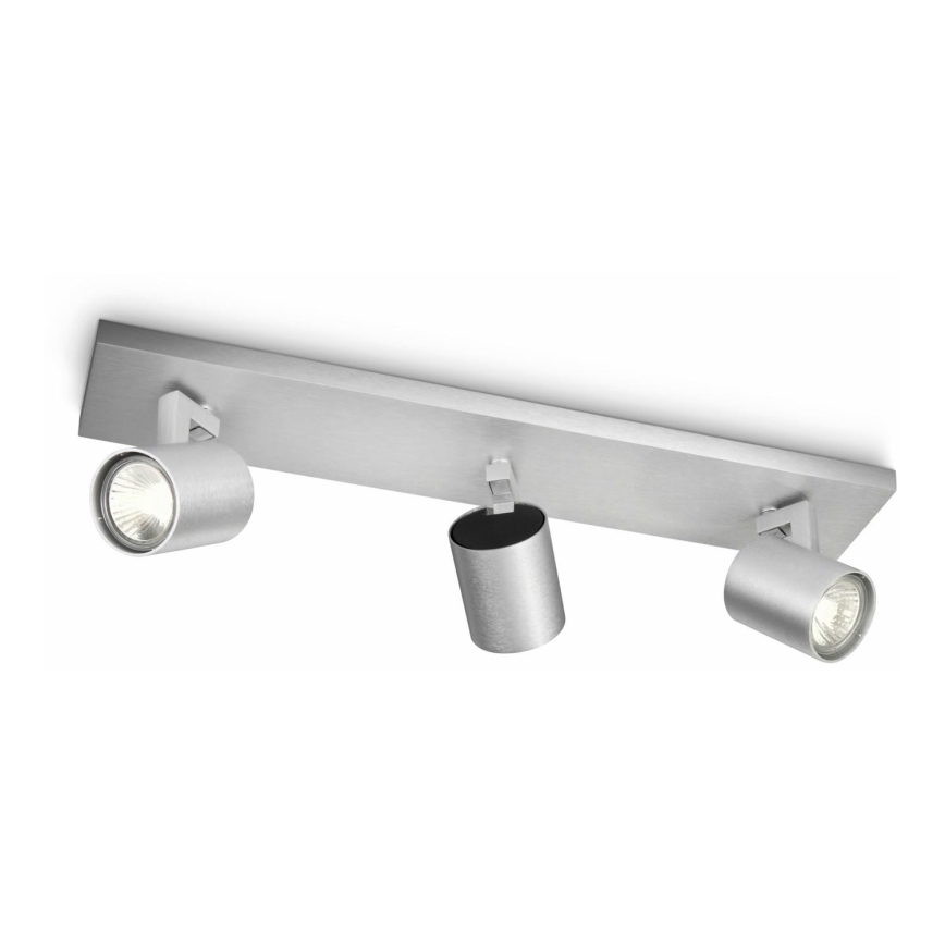 Philips 53093/48/16 - Φωτιστικό σποτ RUNNER 3xGU10/35W/230V